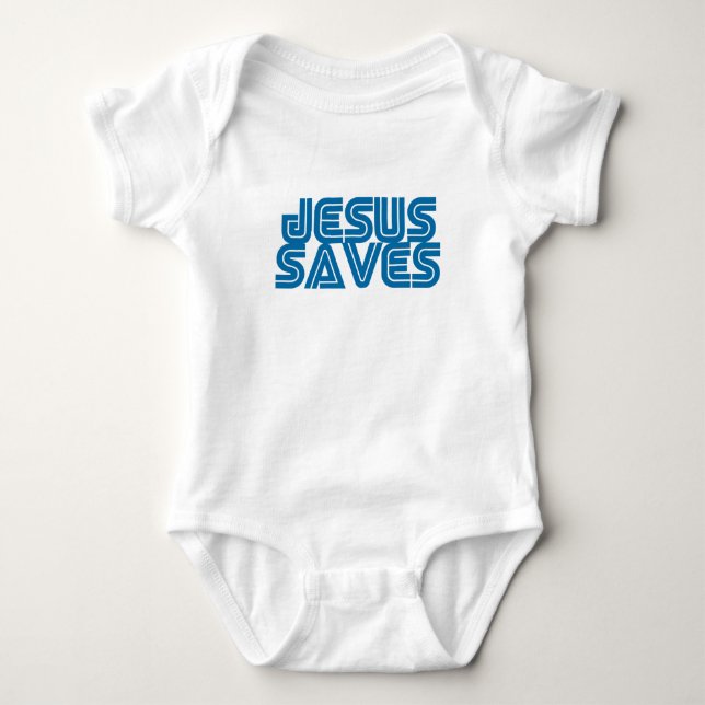 Jesus Saves Polo Shirt (Front)