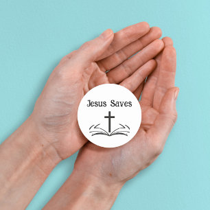Jesus Saves Sticker