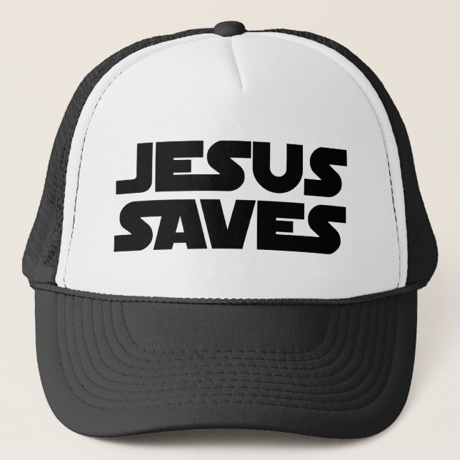 Jesus Saves Trucker Hat (Front)