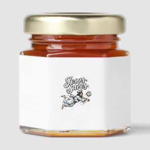 Jesus Saves Volleyball Vintage Christian Shirt Honey Jar Favors