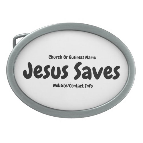 Jesus Saves _ We Just Help You Find Him Belt Buckle