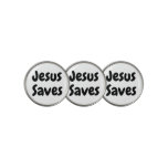 Jesus Saves - We Just Help You Find Him Golf Ball Marker at Zazzle
