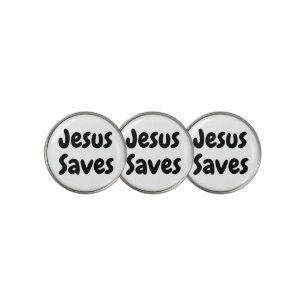 Jesus Saves - We Just Help You Find Him Golf Ball Marker