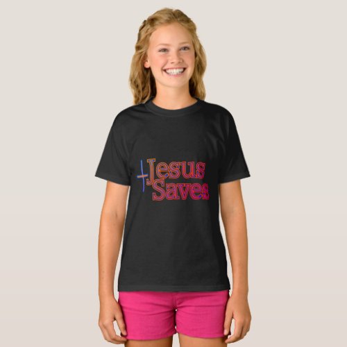 Jesus Saves Youth T_Shirt