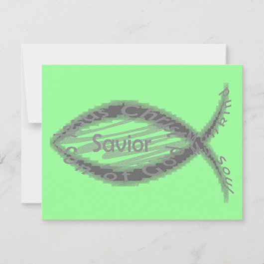 Jesus Savior Fish Symbol (Front)