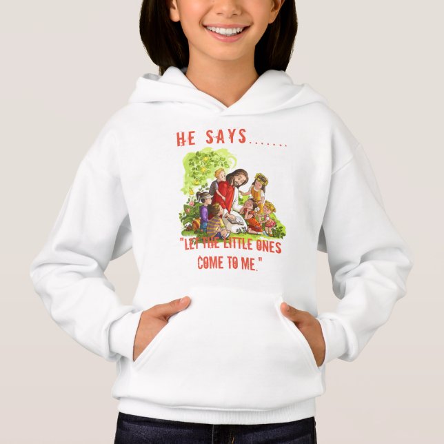 Jesus says  hoodie (Front)