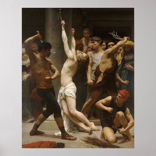 Jesus Scourging at the Pillar Passion of Christ A Poster