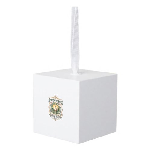 Jesus Scout Badge Merit Badge Jesus Scout Badge Me Cube Ornament