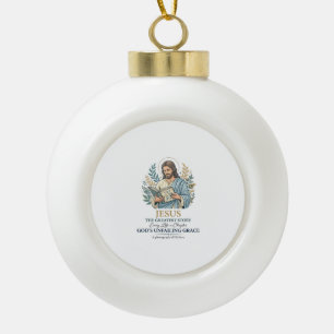 Jesus Scrapbooking Memory Keeping Mom Vintage Shir Ceramic Ball Christmas Ornament
