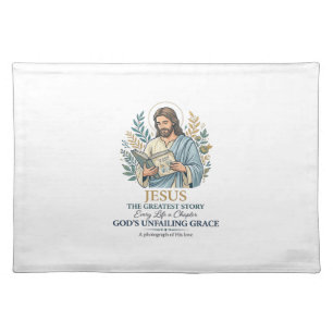 Jesus Scrapbooking Memory Keeping Mom Vintage Shir Cloth Placemat