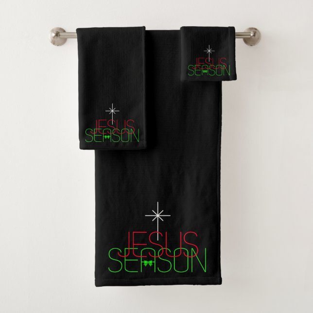Jesus Season Bath Towel Set (Insitu)