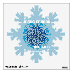 Jesus Season Christmas Wall Sticker