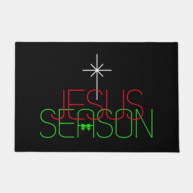 Jesus Season Doormat (Front)