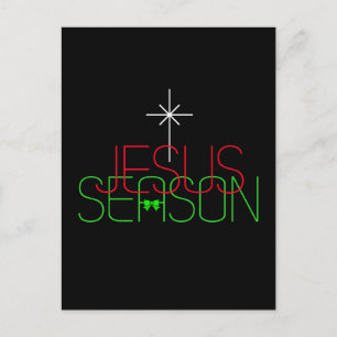Jesus Season Postcard
