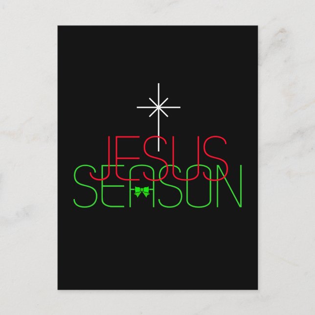 Jesus Season Postcard (Front)