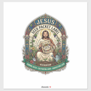 Jesus Seed Packet Label Jesus Seed Packet Christia