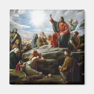 Jesus, Sermon on the Mountm, fridge Magnet