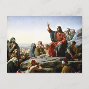 Jesus Sermon Postcard