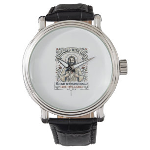Jesus Sewing Quilting Shirt Christian Graphic_1 Watch
