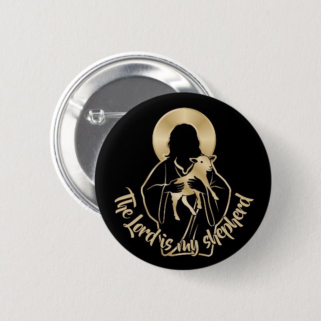 Jesus Shepherd Button (Front & Back)