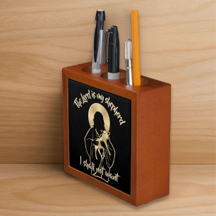 Jesus Shepherd Desk Organizer