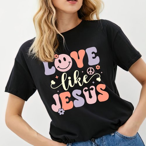 Jesus Shirt Love Like Jesus Shirt Comfort Colors T_Shirt
