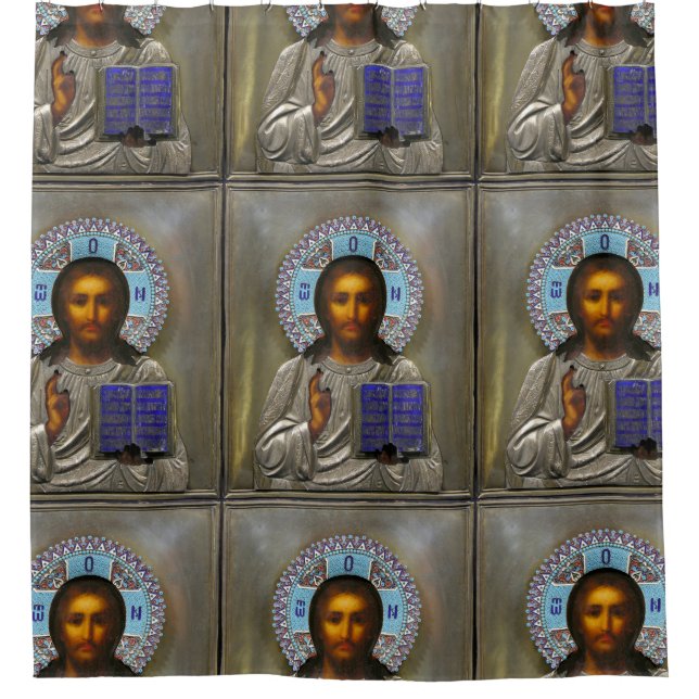 JESUS SHOWER CURTAIN (Front)