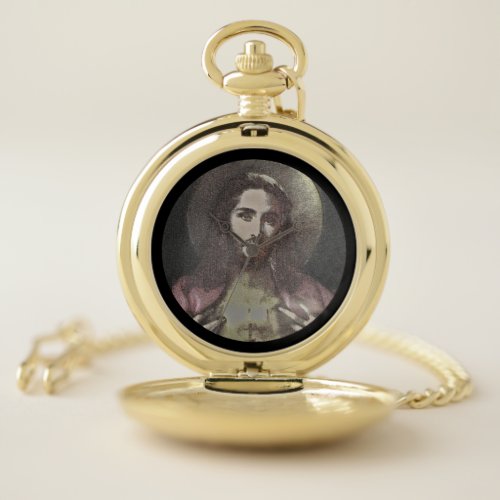 Jesus Showing Us His Heart Pocket Watch