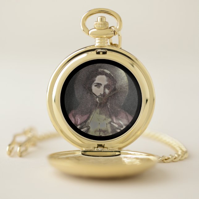 Jesus Showing Us His Heart Pocket Watch (Inside)