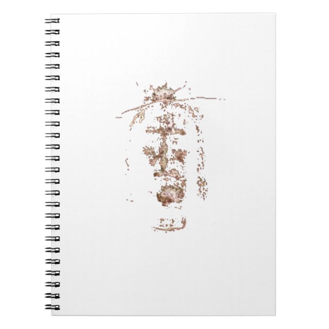 Jesus Shroud Of Turin Holy Face Of Jesus  Notebook (Front)