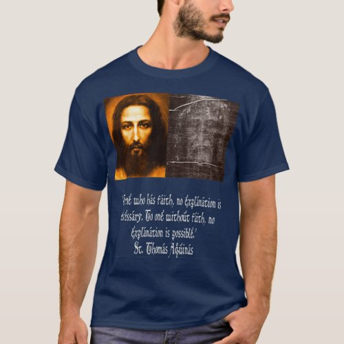 Jesus Shroud of Turin Mandylion Holy Face St T_Shirt