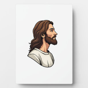 Jesus Side Profile Vintage Engraving Tee 2 Plaque