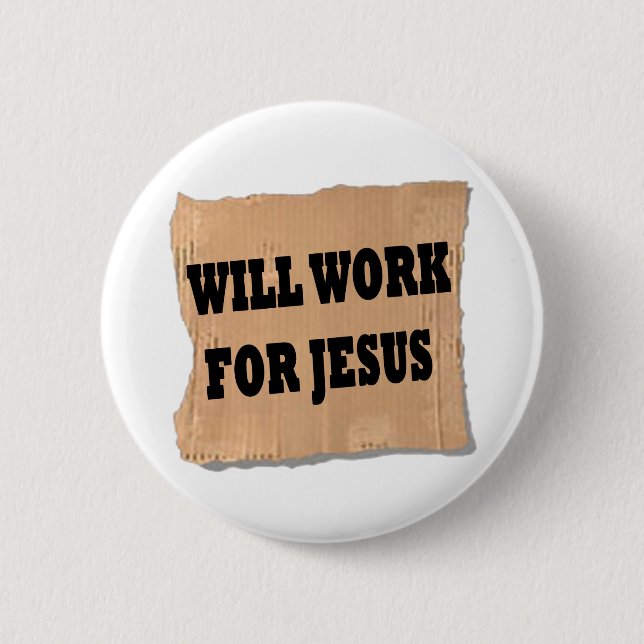 Jesus Sign (Button) Button (Front)