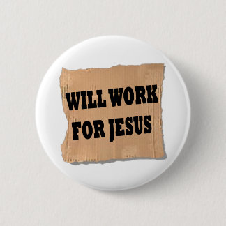 Jesus Sign (Button) Button