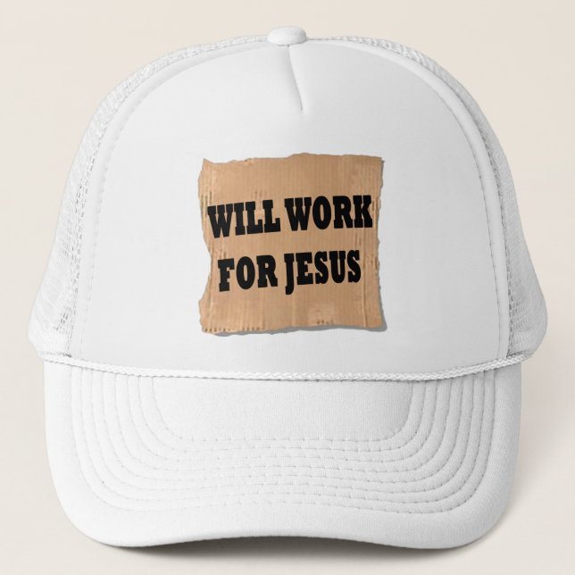 Jesus Sign (Hat) Trucker Hat (Front)