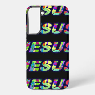 Jesus Sign In Multi Colors Samsung Galaxy S22+ Case