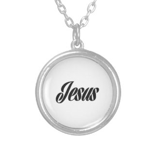 Jesus Silver Plated Necklace