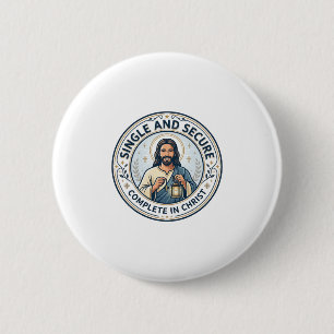 Jesus Singleness Waiting Season Shirt Faith Based Button