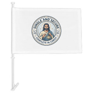 Jesus Singleness Waiting Season Shirt Faith Based Car Flag