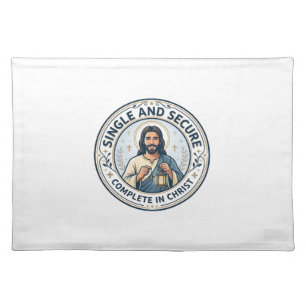 Jesus Singleness Waiting Season Shirt Faith Based Cloth Placemat