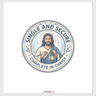 Jesus Singleness Waiting Season Shirt Faith Based Sticker