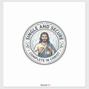 Jesus Singleness Waiting Season Shirt Faith Based Sticker