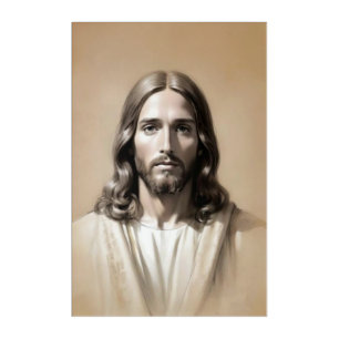 Jesus sketch 6 acrylic print