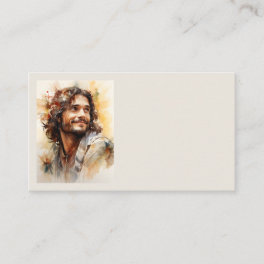 Jesus Smiling Business Cards
