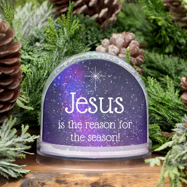 Jesus Snow Globe (Winter)