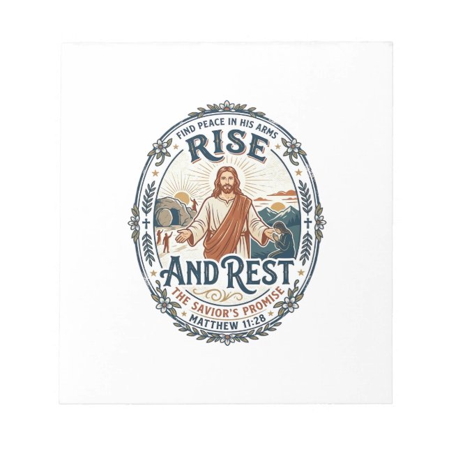 Jesus Sourdough Bread Community Shirt Faith Based  Notepad (Front)