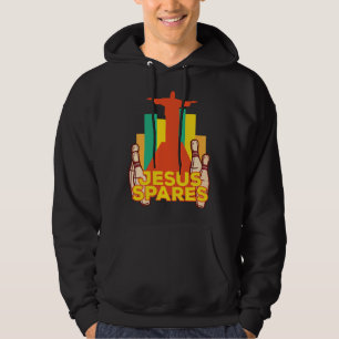 Jesus Spares Bowling Team Christian Hoodie