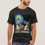 Jesus Spares Funny Christian Bowling Pun T-Shirt