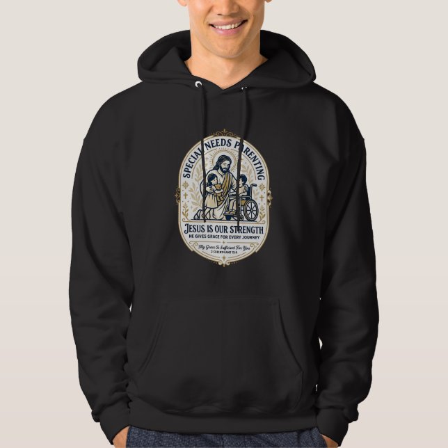 Jesus Special Needs Parenting Shirt Faith Based De (Front)