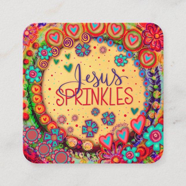 Jesus Sprinkles ~ Inspirivity kindness cards (Front)
